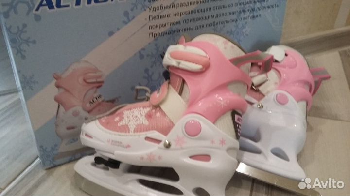 Коньки для девочки р/р 26-29