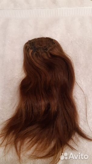 Шиньон из натуральных волос