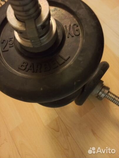 Гантели разборные barbell atlet 2шт