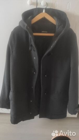 Пальто мужское с капюшоном