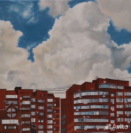 Картина маслом на холсте 