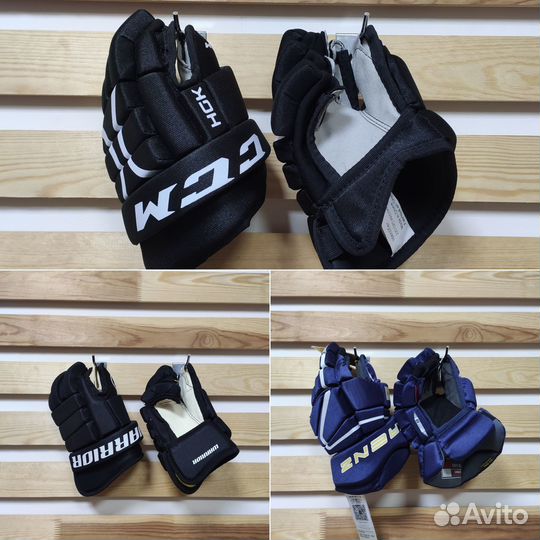 Перчатки (краги) хоккейные всех размеров