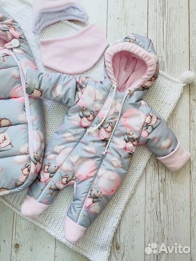 Конверт на выписку / комбинезон зимний весенний