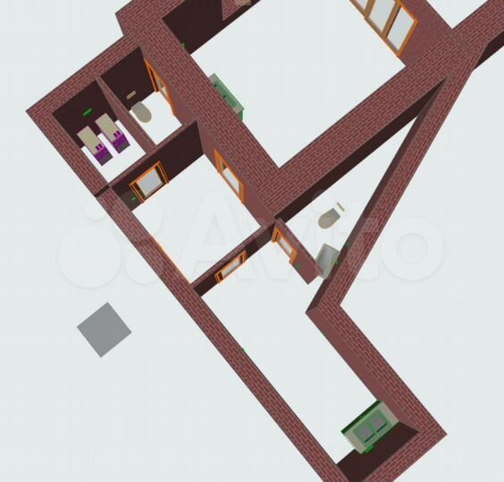 Свободного назначения, 80 м²