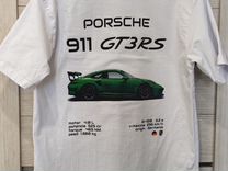 Футболка мужская белая Porsche 911
