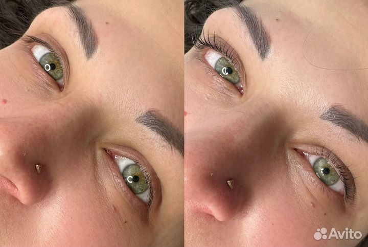 Ламинирование ресниц/оформление бровей