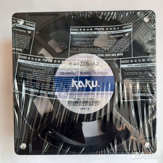 Вентилятор 220В kaku 120x38 новый термостойкий