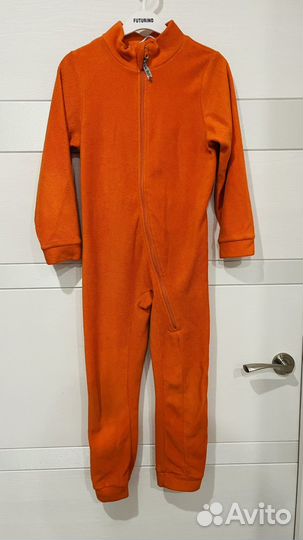 Флисовая поддева комбинезон 128