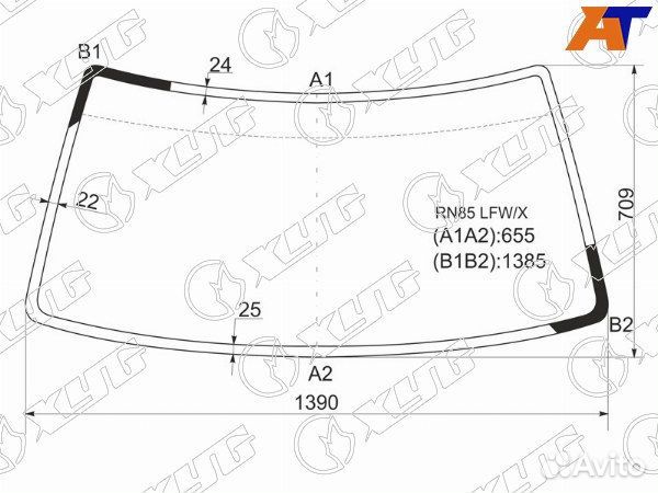 Стекло лобовое toyota hilux pick UP