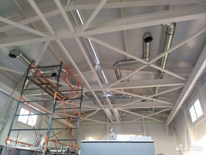 Монтаж систем вентиляции и кондиционирования