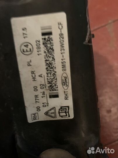 Фары ford focus 2 рестайлинг с линзами