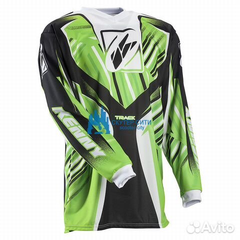 Джерси, Kenny, track 2013, green, M, шт (Арт.131-3