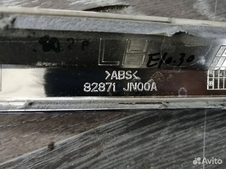 Молдинг хром задней левой двери Ниссан Теана J32