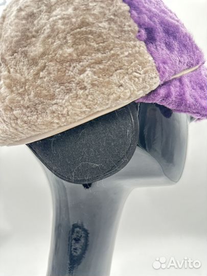 Бейсболка женская из натуральной овчинки