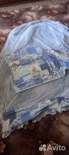 Бортики на кровать с балдахином + прыгунки(качели)