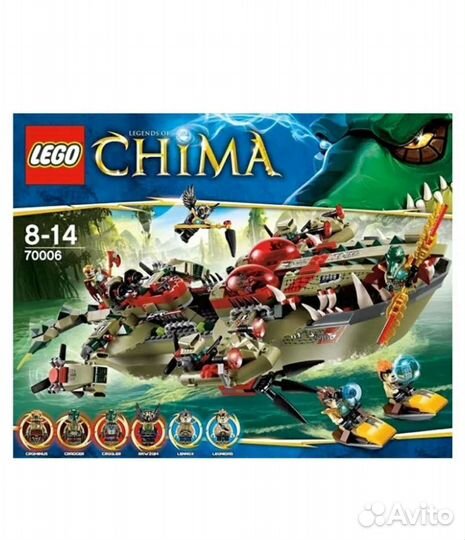 Lego Chima 70006 Флагманский корабль Краггера новы