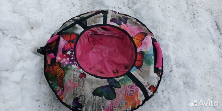 Тюбинг, ватрушка надувные 90 см Санки тюбинг