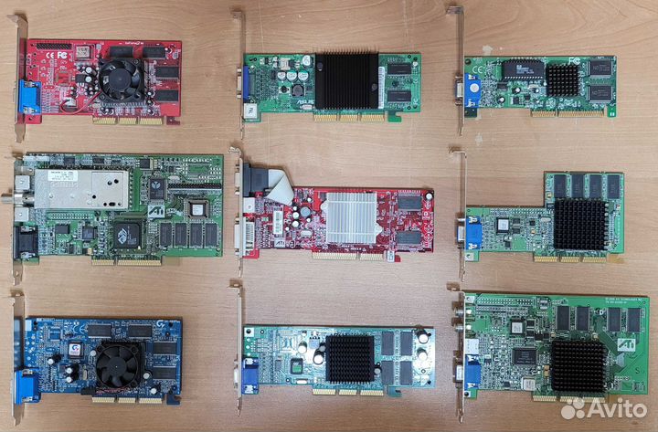 Видеокарта PCI, AGP, PCI-E