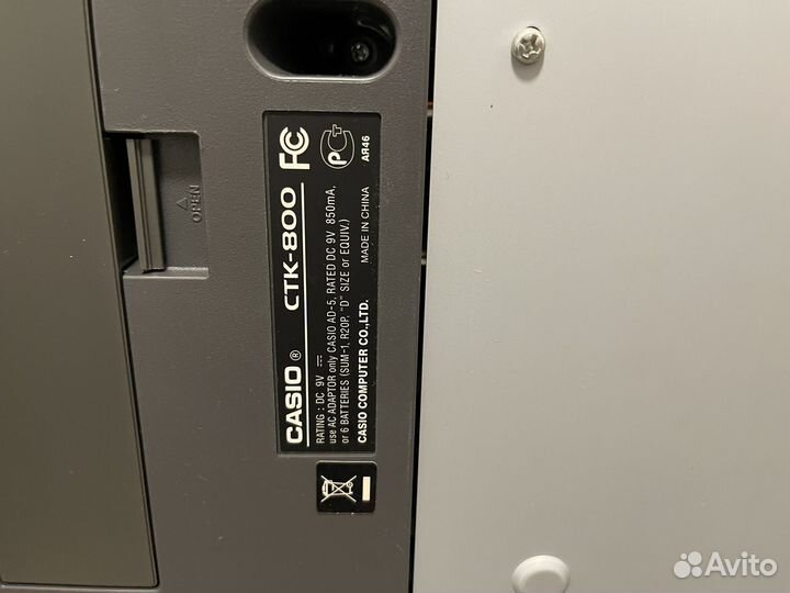 Синтезатор casio ctk-800