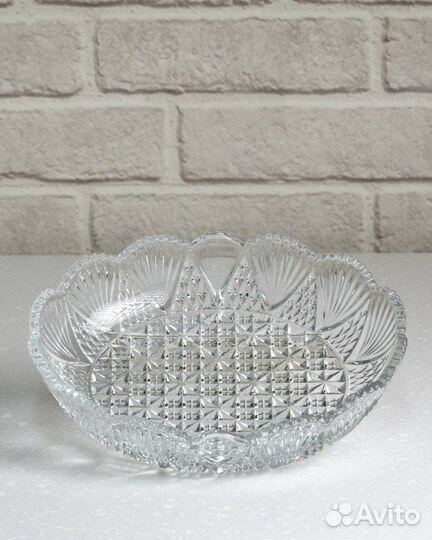 Шубница Малая Хрустальное стекло акция /27х22х4/ И
