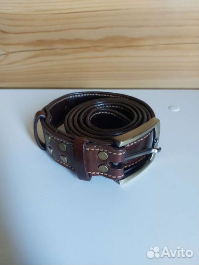 Кожаный мужской ремень