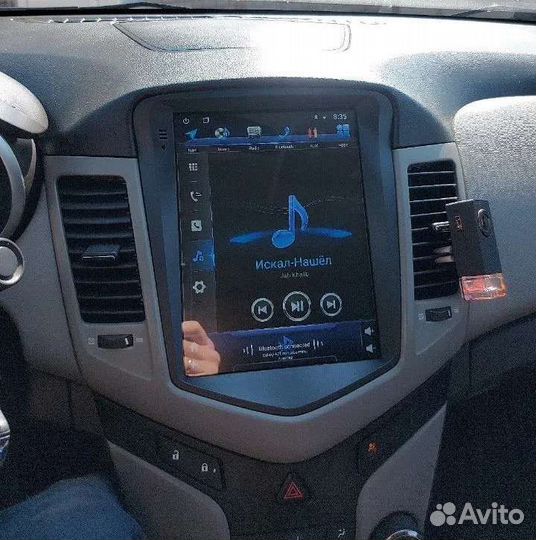 Магнитола Tesla Android Chevrolet Cruze новая