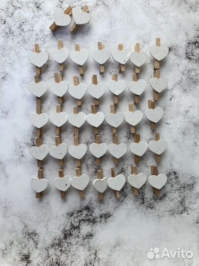 Прищепки деревянные decor