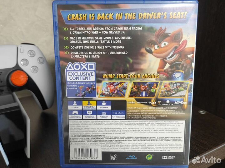 Игры Sony PS4 CTR. Crash team racing. Nitro fueled