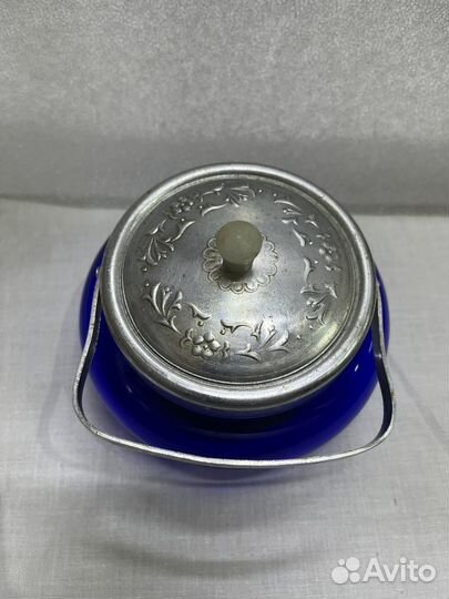 Сахарница конфетница Стекло СССР Посуда