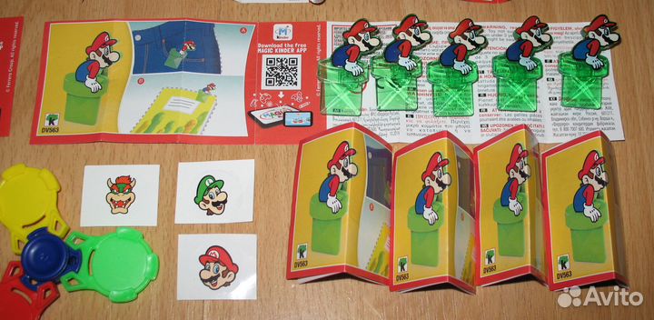 Супер Марио Super Mario игрушки из kinder joy