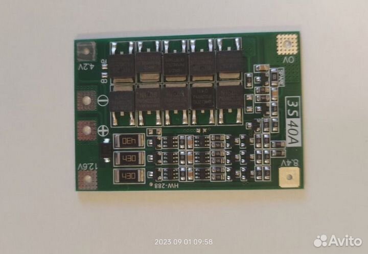 Плата BMS 3s,4s с балансиром