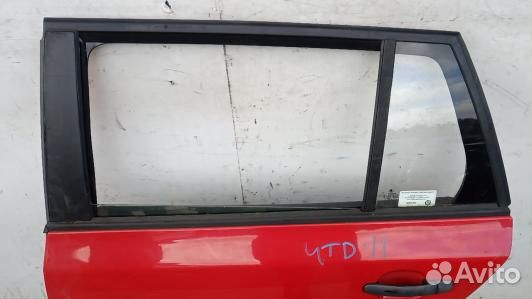 Дверь задняя левая skoda fabia 2 (4TD11FG01)