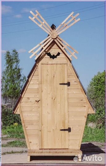 Дачный туалет домик QCI