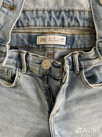 Джинсовый костюм для девочки 128