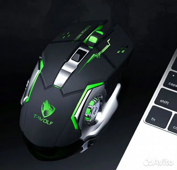 Беспроводная игровая мышь с аккумулятором