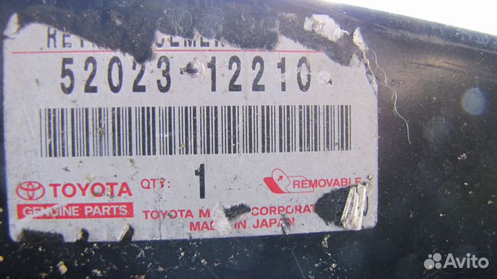Toyota Corolla 120 Усилитель заднего бампера