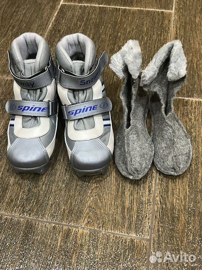 Лыжные ботинки snowway 31-32р