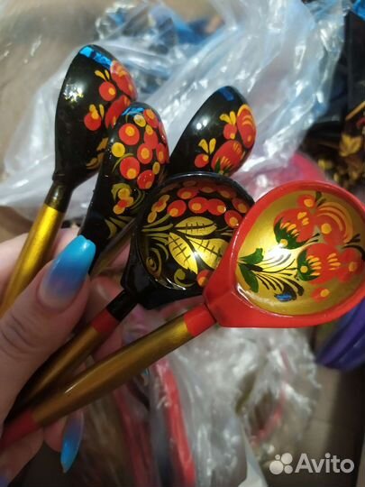 Деревянные ложки хохлома