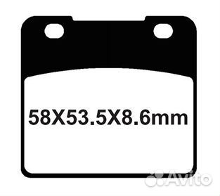 Suzuki VS Тормозные колодки yongli Organic