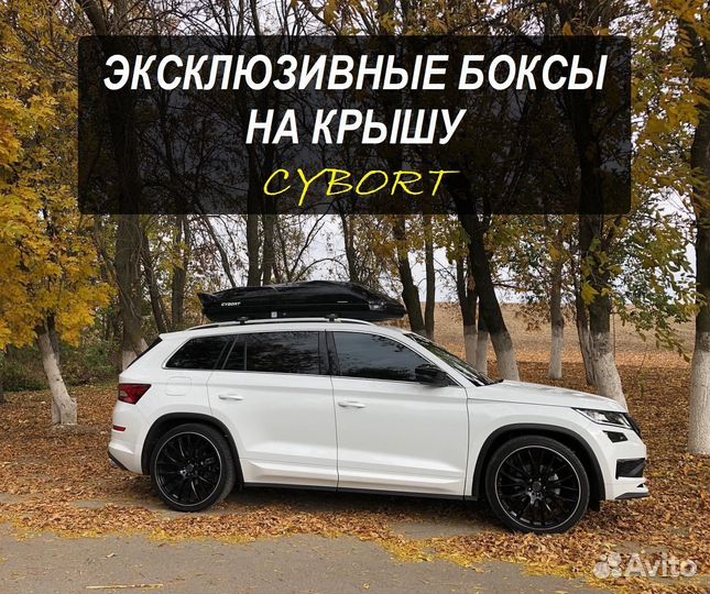 Автобокс на крышу. Cybort. Эксклюзив. Монтаж