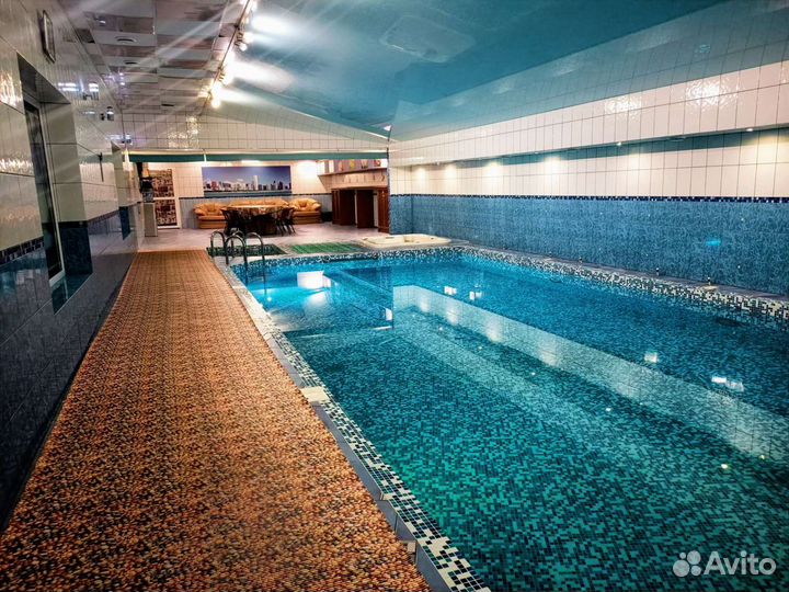 Бассейн, сауна, мангальная зона