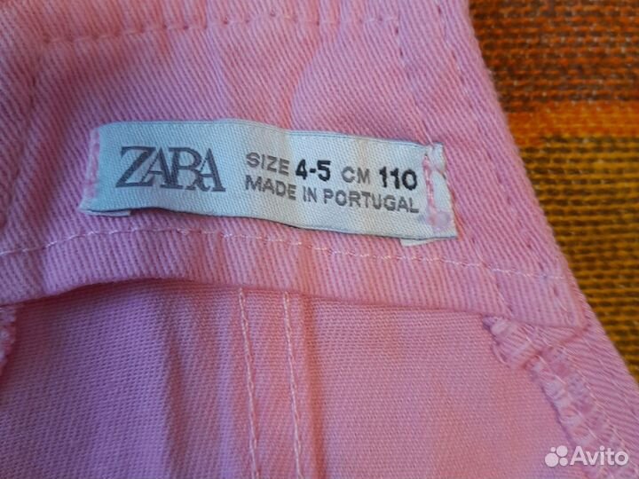 Джинсовый сарафан для девочки zara р. 110