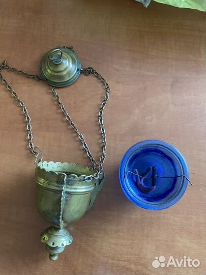 Продам старинную лампадку