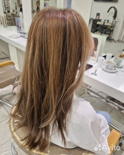 Модели, окрашивание волос