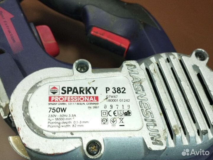 Электрорубанок sparky p382