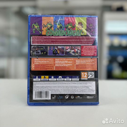 Teenage Mutant Ninja Turtles: Shredder's Revenge PS4, новый, английская версия