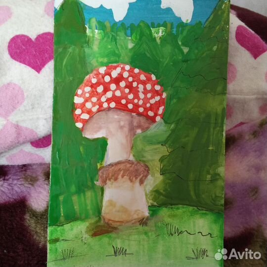 Гриб рисунок