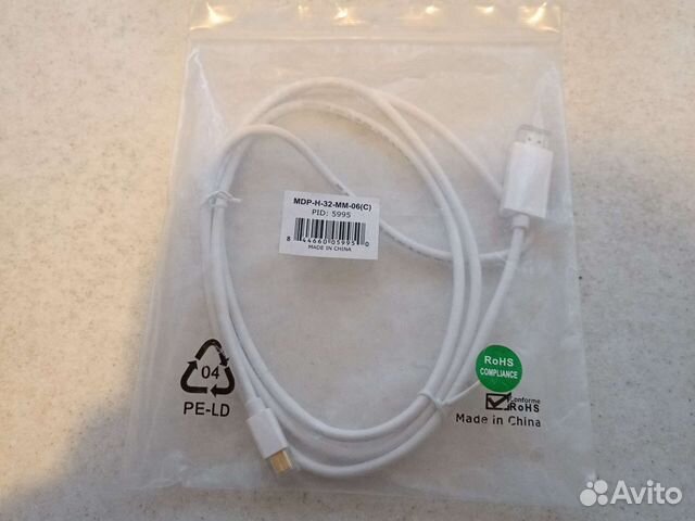 Кабель Mini DisplayPort- Hdmi 1 метр