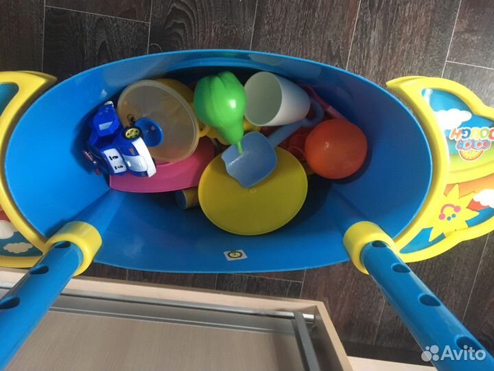 Игрушки детские Тележка на колесах