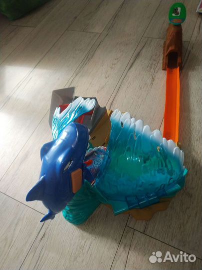 Автотрек Hot Wheels Mattel игровой набор Схватка с